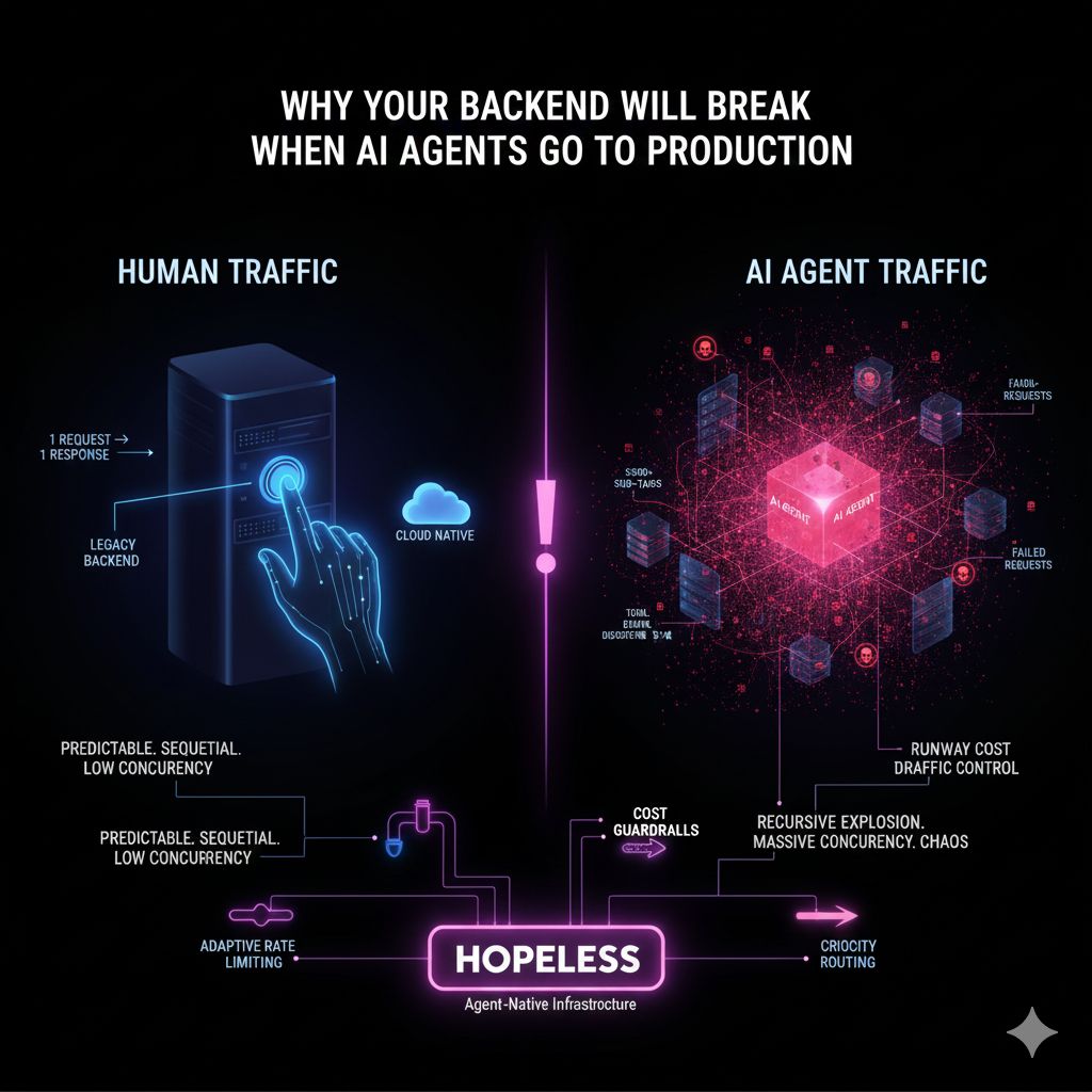 Why Your Backend Will Break When AI Agents Go to Production